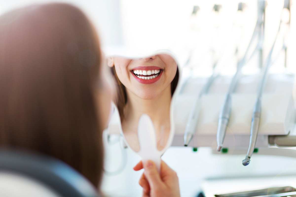 Patient at the dentist
